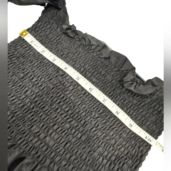 Sleeper NWT Atlanta Black Elegant LBD Shoulder Dress 100% Polyester-M - Picture 10 of 16